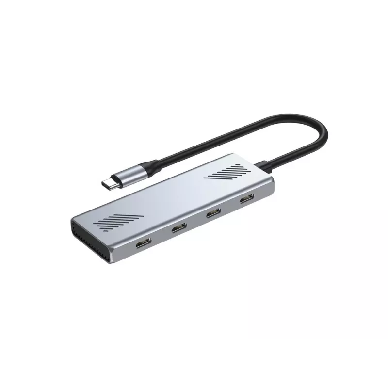 Hub USB-C 3.2 Gen 2 de 4 puertos de GEMBIRD UHB-CM-U310-C4-01