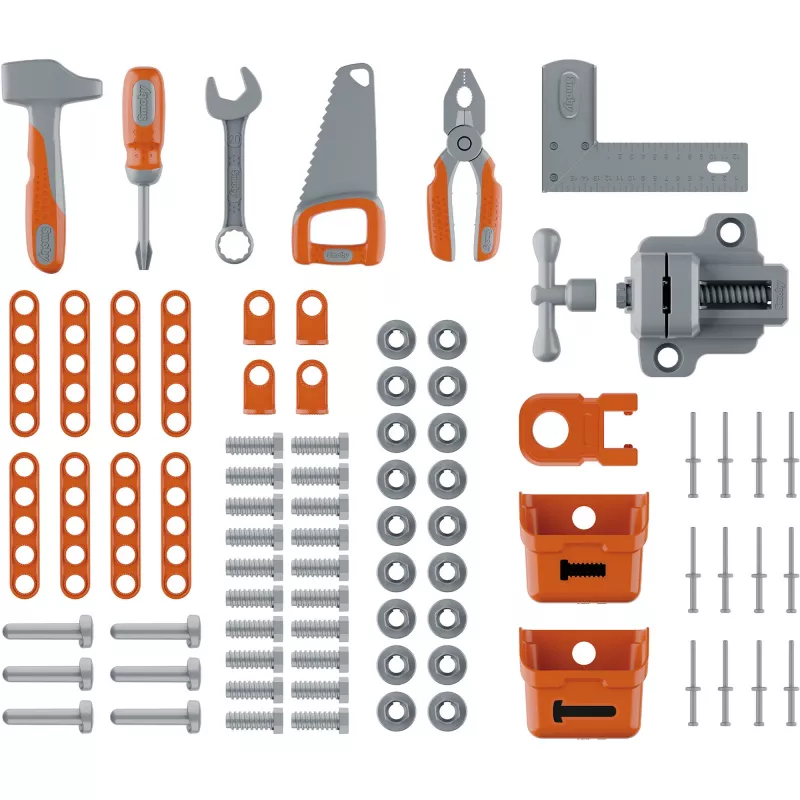 Banco de trabajo de juguete infantil SMOBY Black & Decker modelo 2025 con herramientas y accesorios