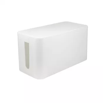 Organizador caja de cables, blanco