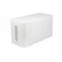Organizador caja de cables, blanco