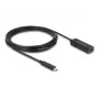 Cable USB DeLOCK 80027 3 m USB-C negro