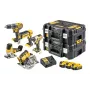 Kit combinado de herramientas eléctricas DeWALT DCK500P3T-QW, 18V, 3 baterías