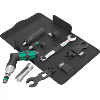 Set de herramientas de montaje fotovoltaico Wera 9524 7 uds. herramientas imprescindibles para la instalación de paneles solares