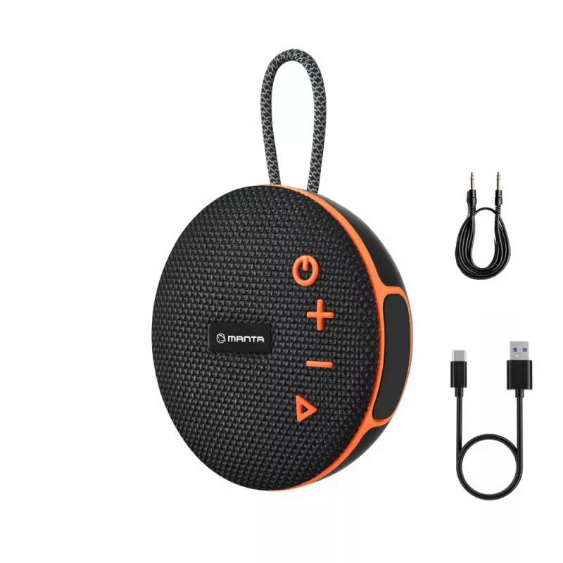 Altavoz portátil Manta SPK02GO, Negro