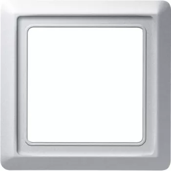BUSCH-JAEGER Marco embellecedor 1-Fach 2101-33 AW44 aluminio plateado 2101-33 (2101-33)