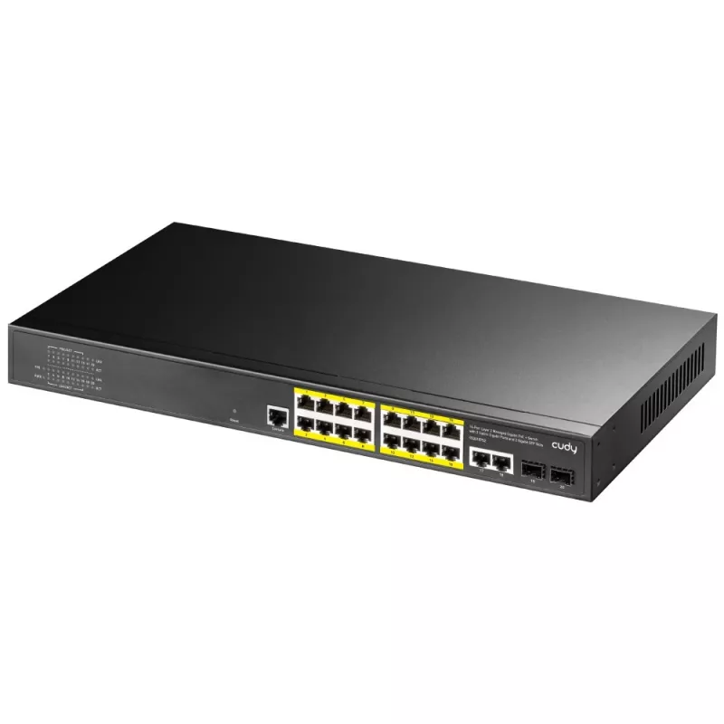 Switch Ethernet Gigabit L2 gestionado Cudy GS2018PS2 16 puertos PoE