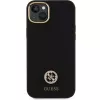 GUESS | GUHCP15M4DGPK | Funda trasera | Apple | iPhone 15 Plus/14 Plus | TPU, silicona, microfibra | Negro