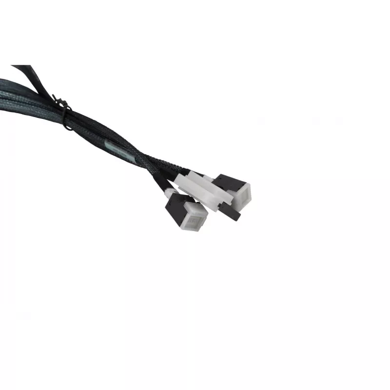 Cable SAS Supermicro CBL-SAST-0826 Slimline SAS a 2x MiniSAS 0,7 m Negro
