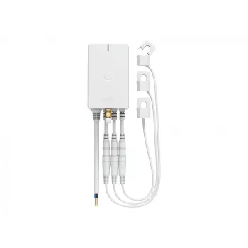 Medidor de energía AEOTEC AEOEZWA046C3A60 — tres pinzas 60 A con Z-Wave para monitorización monofásica o trifásica