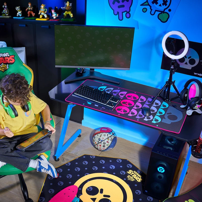Alfombrilla de ratón gaming Subsonic XXL Brawl Stars Skull Repeater