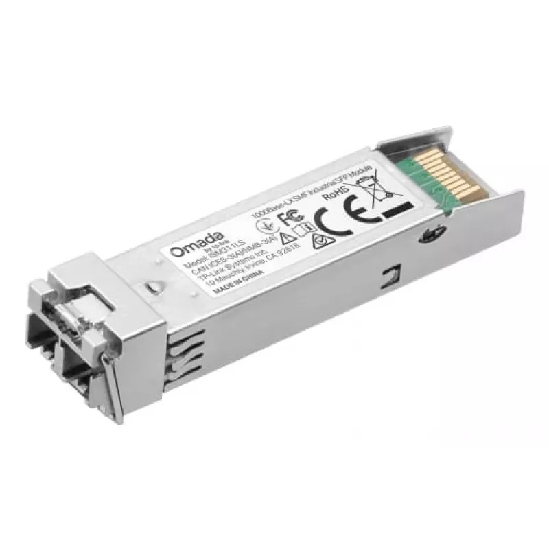 TP-Link Omada ISM311LS módulo transceptor SFP, 1000Base-LX, monomodo, 1310 nm, 1,25 Gbit/s, 20 km, industrial