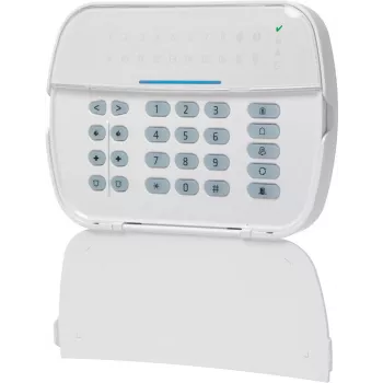 Panel de control LED con cable DSC 45008 para centrales de seguridad – 16 zonas, teclas de función F1–F5