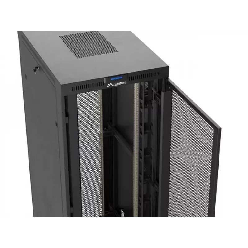 Armario rack LANBERG FF01-8247-23BL 47U armario independiente, 2343×800×1200 mm, IP20, 165 kg, carga 1200 kg