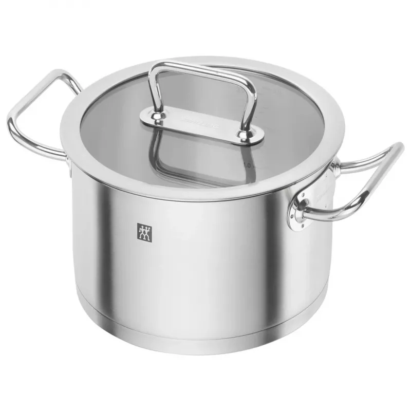 Zwilling Pro 65120-005-0 batería de cocina, 5 piezas, acero inoxidable, plateada
