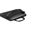 Funda para portátil DEFENDER Lite 39,6 cm (15,6 inch) negro/gris, poliéster, cremallera, asa de transporte, correa de hombro extraíble