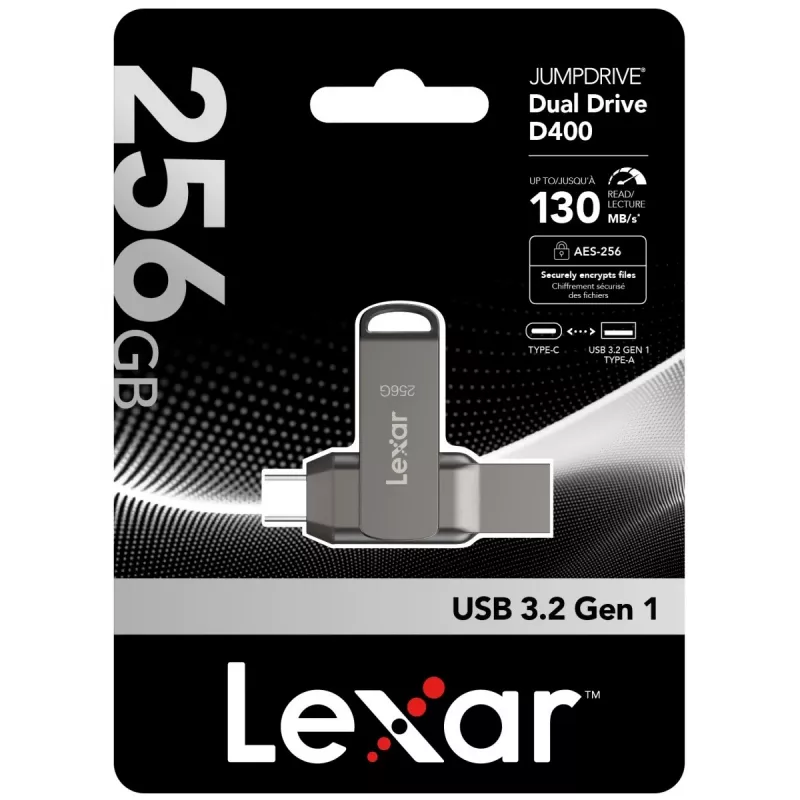Memoria USB Lexar 256 GB USB Type-C LJDD400256G-BNQNG