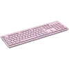 Teclado inalámbrico CANYON HKB-W01 — diseño compacto rosa, teclas UK/US