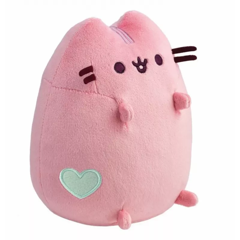 Peluche Pusheen de Pusheen, 18 cm, rosa pastel