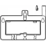 Soporte de pared Yealink 330100000044 para accesorios SIP, soporte de montaje para teléfonos SIP