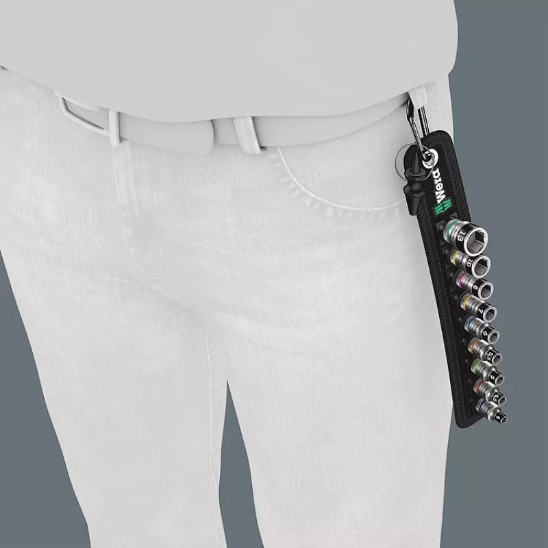 Belt A1 Zyklop Juego de vasos, 1/4 (negro, 10 piezas, con función de retención)