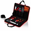 Bolsa de herramientas Knipex compact Electric - negro - rojo - poliéster - 8 bolsillos - 410 mm - 290 mm - 60 mm (00 21 11)