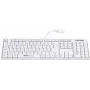 GCQ CleanType Easy Basic USB resistente a salpicaduras superficie antimicrobiana - 105 teclas - USB (KL25211)
