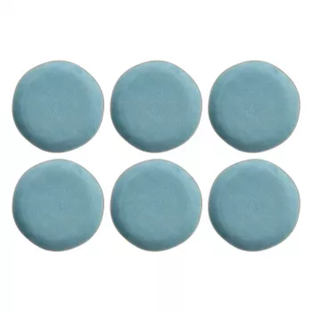 Platos llanos Rose&Tulipani Concerto Fuse Azzurro set de 6, 27 cm