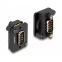 Módulo D-Type DeLOCK VGA conector macho a conector macho negro 31 mm x 25 mm x 16 mm