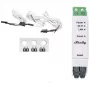 Shelly Pro 3EM-3CT63 medidor de energía trifásico, Wi-Fi, LAN, Bluetooth, 63 A, carril DIN, blanco