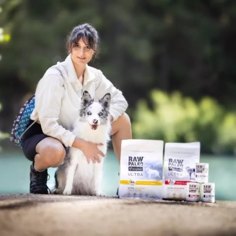 RAW PALEO Adult Monoprotein pato - comida húmeda para perros - 800 g