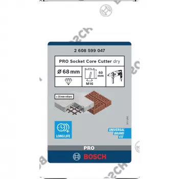 Bosch 2 608 599 047 corona perforadora corona de diamante 1 pieza