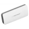 Cargador portátil Esperanza EMP106WE Radium — 8000 mAh, salida para 3 dispositivos, entrada Micro-USB, salidas 5V/2A y 5V/1,5A/1A, gris
