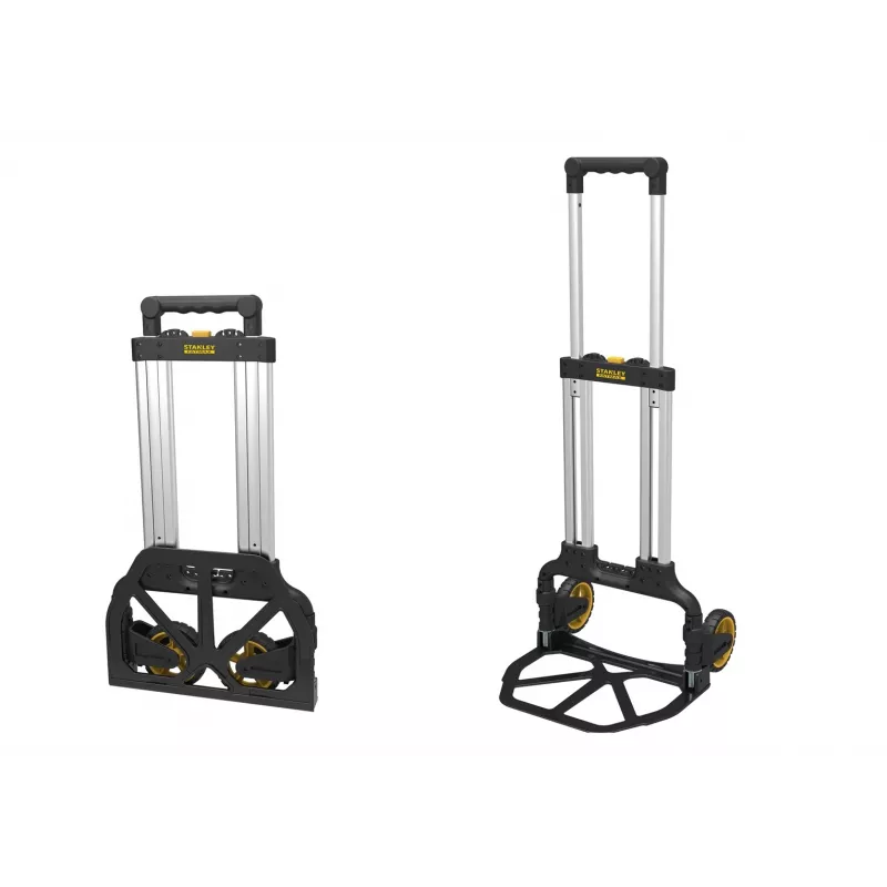 Carro de transporte plegable STANLEY FXWT-705-SP — carretilla, estructura de aluminio, capacidad de carga 70 kg, plegable, 2 ruedas