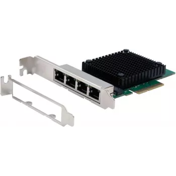 Tarjeta de red Exsys EX-60114 4 puertos PCIe 2,5 Gigabit