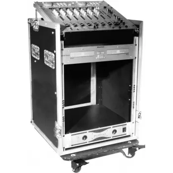Flightcase Roadinger 30110001 contrachapado negro 29,9 kg