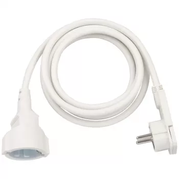 Brennenstuhl 1168980230 H05VV-F 3G1,5 alargador, 3 m, blanco