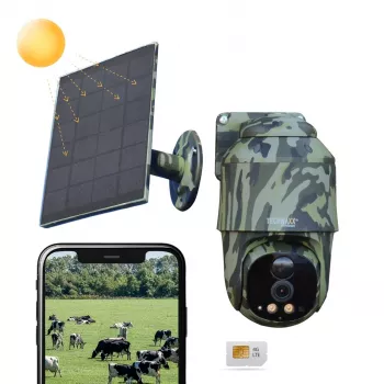 Technaxx 4G PT Dome TX-290 con panel solar
