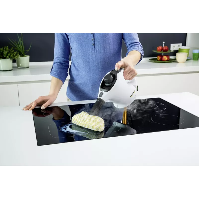Limpiador a vapor portátil Kärcher SC 1 EasyFix 1200 W Negro, Blanco