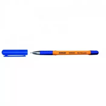 Bolígrafo Stanger 18000300056 0,7 mm punta fina con Softgrip, tinta azul
