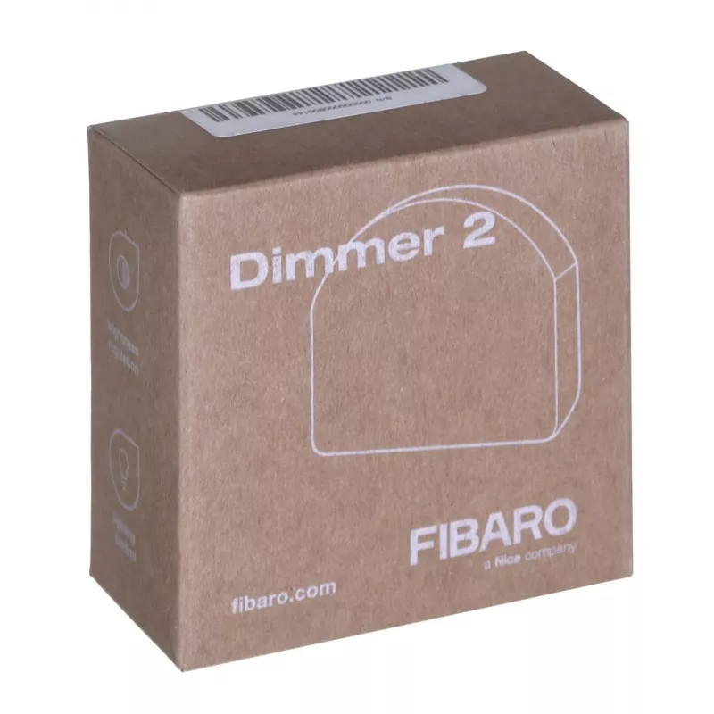 Módulo regulador de intensidad Fibaro Dimmer 2 FGD-212 Z-Wave, negro