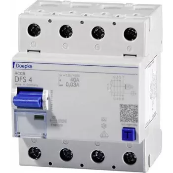 DOEPKE interruptor diferencial 25A DFS4A025-4/0,03-A Tipo A 4 polos 30mA 230/400V DFS4-025-4/0,03-A (09124901)