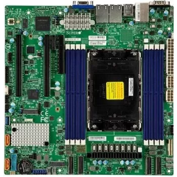 Super Micro SUPERMICRO X13SEM-TF – Placa base – micro ATX – LGA4677 Socket-E – Chipset Intel C741 – USB 3.2 Gen 1 – 2 x 10 Gigabit LAN – Gráficos integrados (MBD-X13SEM-TF-B)