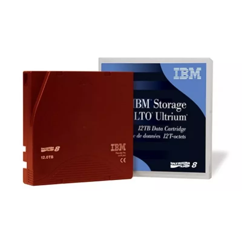IBM Lenovo - LTO Ultrium 8 - 12 TB / 30 TB - con etiqueta de código de barras