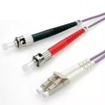 Cable de fibra óptica VALUE 50/125µm OM4, LC/ST, violeta 1,0 m (21.99.8771)