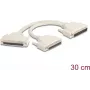 DeLOCK 67161 Cable serie beige 0,3 m DB-37