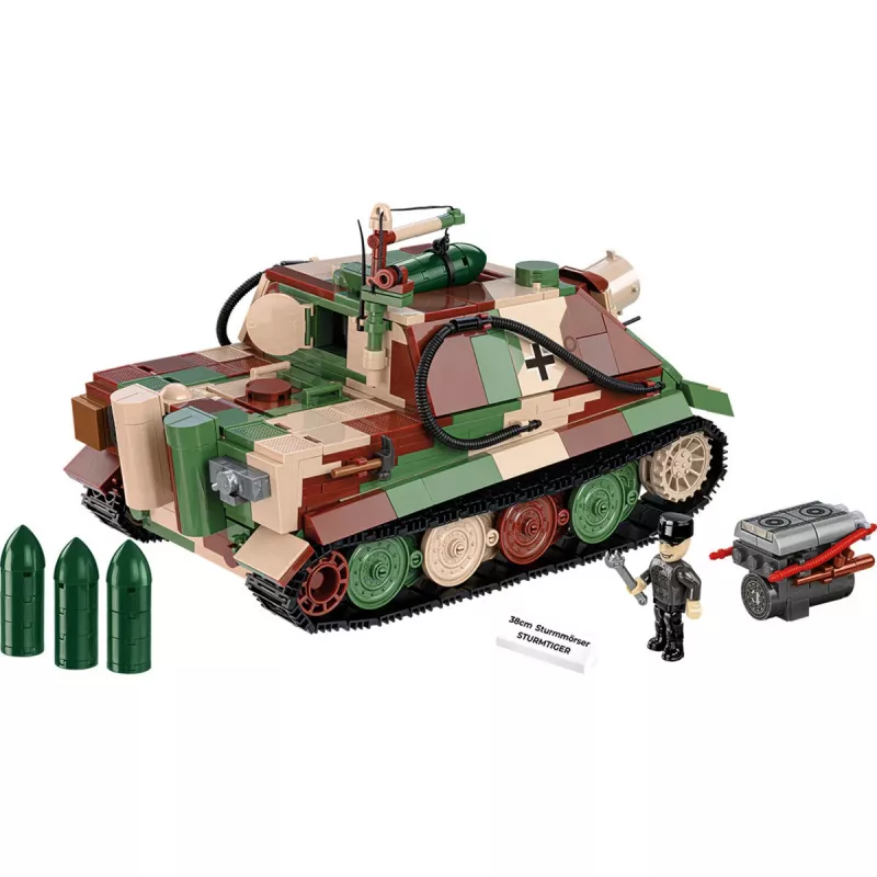 Set de construcción Cobi 38 cm Sturmmörser Sturmtiger 1100 piezas