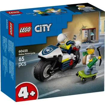 LEGO City Persecución en moto de la policía Set 60455 — 65 piezas, 2 minifiguras, a partir de 4 años