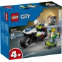 LEGO City Persecución en moto de la policía Set 60455 — 65 piezas, 2 minifiguras, a partir de 4 años
