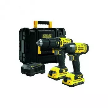 Juego de herramientas Stanley SFMCK465D2T-QW (SFMCD711 + SFMCF800) 18 V 2x2,0 Ah batería.