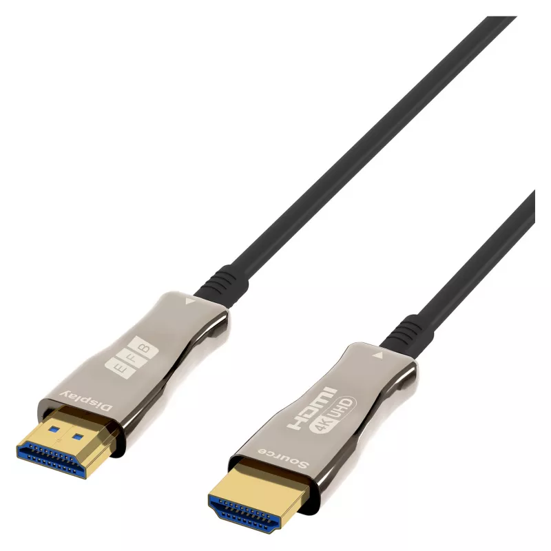 Cable de fibra óptica HDMI AOC Active 4K60Hz EFB Elektronik negro - digital/display/vídeo - 20 m (HDMI-20-00008)